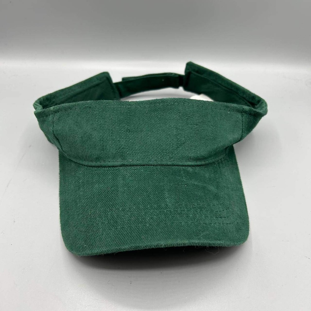 Magic Visor Hat Men Green Blank Plain Strap Back Cap Cotton